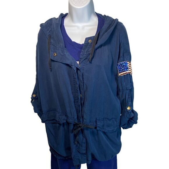 Custom Current/Elliot Embellished Windbreaker Jacket - Picture 5 of 5